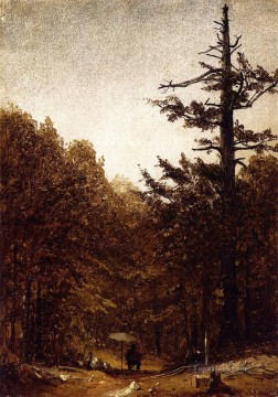 Un paisaje de camino forestal Sanford Robinson Gifford Pinturas al óleo